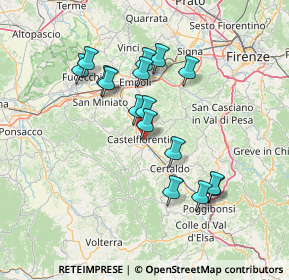 Mappa Piazzetta Edmondo De Amicis, 50051 Castelfiorentino FI, Italia (13.12375)
