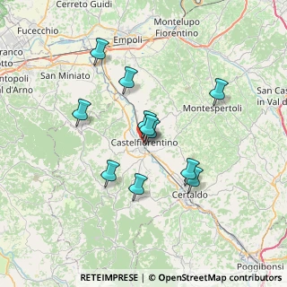 Mappa Via Palestro, 50051 Castelfiorentino FI, Italia (6.10727)