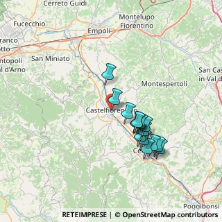 Mappa Piazza John Fitzgerald Kennedy, 50051 Castelfiorentino FI, Italia (6.43667)