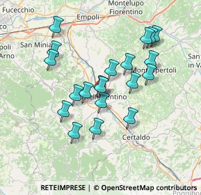 Mappa Piazzetta Edmondo De Amicis, 50051 Castelfiorentino FI, Italia (6.6465)