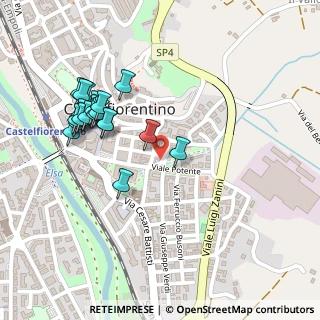 Mappa Viale Potente, 50051 Castelfiorentino FI, Italia (0.2585)