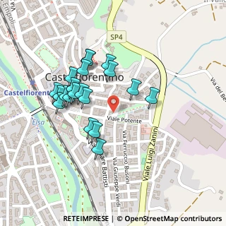 Mappa Viale Potente, 50051 Castelfiorentino FI, Italia (0.2145)