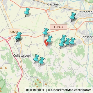 Mappa Via Aldo Moro, 56040 Collesalvetti LI, Italia (4.39286)