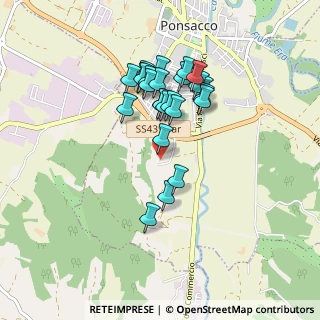 Mappa Via del Poggino, 56038 Ponsacco PI, Italia (0.788)