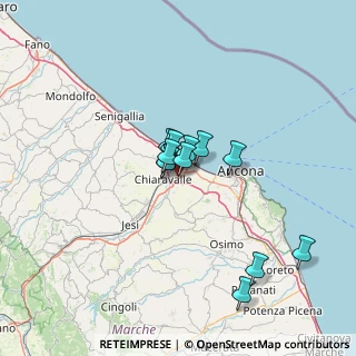 Mappa Via Cuneo, 60015 Falconara Marittima AN, Italia (9.84417)