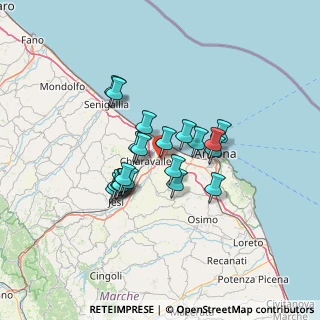 Mappa Via Aleardo Aleardi, 60015 Falconara Marittima AN, Italia (10.234)