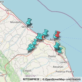 Mappa Via Aleardo Aleardi, 60015 Falconara Marittima AN, Italia (11.43789)