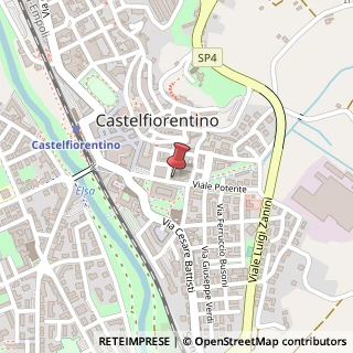 Mappa Viale Potente, 7, 50051 Castelfiorentino, Firenze (Toscana)