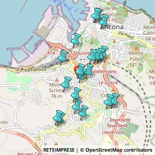 Mappa Via Recanati, 60127 Ancona AN, Italia (0.923)