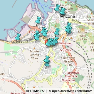Mappa Via Recanati, 60127 Ancona AN, Italia (0.8795)