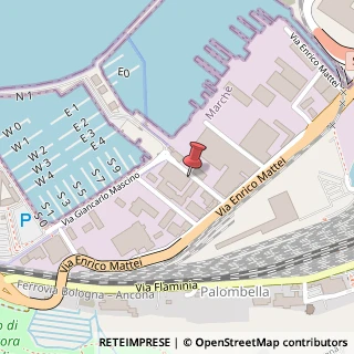 Mappa Via Enrico Mattei, 42, 60125 Ancona, Ancona (Marche)