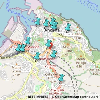 Mappa Piazzale della Libertà, 60121 Ancona AN, Italia (0.96846)