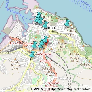 Mappa Piazzale della Libertà, 60121 Ancona AN, Italia (0.84667)