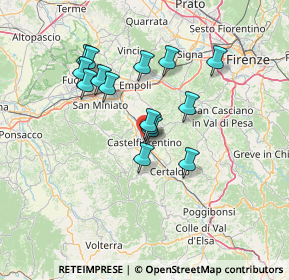 Mappa Piazza E. de Filippo, 50051 Castelfiorentino FI, Italia (11.986)