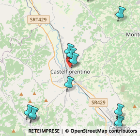 Mappa Piazza E. de Filippo, 50051 Castelfiorentino FI, Italia (5.74083)