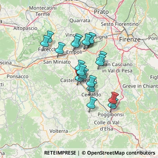 Mappa Via O. Bacci, 50051 Castelfiorentino FI, Italia (11.56684)
