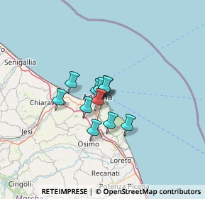 Mappa Via Caucci Alberto, 60124 Ancona AN, Italia (7.48364)