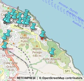 Mappa Via Caucci Alberto, 60124 Ancona AN, Italia (1.429)
