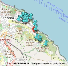 Mappa Via Caucci Alberto, 60124 Ancona AN, Italia (0.785)