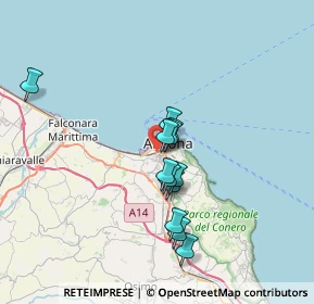 Mappa 60125 Ancona AN, Italia (5.65333)