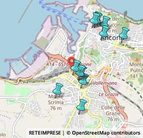 Mappa 60125 Ancona AN, Italia (0.9875)