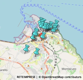Mappa Via Michelangelo Buonarroti, 60122 Ancona AN, Italia (1.09263)