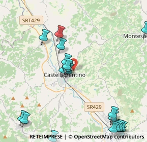 Mappa Via del Vallone, 50051 Castelfiorentino FI, Italia (5.78)
