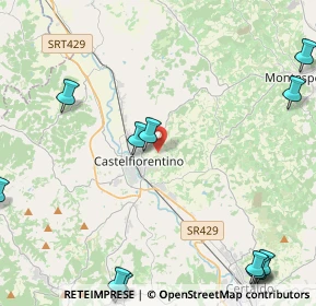 Mappa Via del Vallone, 50051 Castelfiorentino FI, Italia (6.85231)