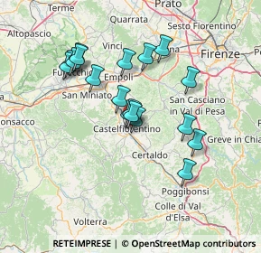 Mappa Via del Vallone, 50051 Castelfiorentino FI, Italia (12.67056)