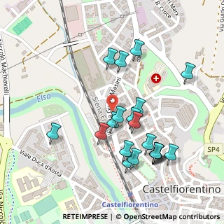Mappa Via Giulio Masini, 50051 Castelfiorentino FI, Italia (0.25)