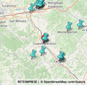 Mappa Via Giulio Masini, 50051 Castelfiorentino FI, Italia (9.524)