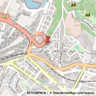 Mappa Via Giambattista Pergolesi, 26, 60125 Ancona, Ancona (Marche)