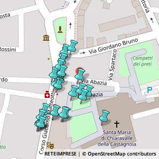 Mappa Via Giordano Bruno, 60033 Chiaravalle AN, Italia (0.04286)