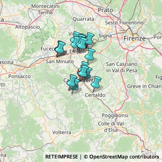 Mappa Via Mario Bustichini, 50051 Castelfiorentino FI, Italia (9.52)