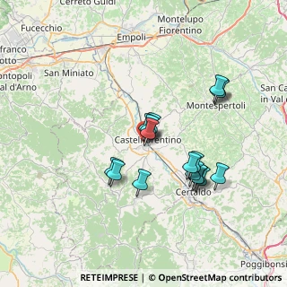 Mappa Via Mario Bustichini, 50051 Castelfiorentino FI, Italia (6.49)