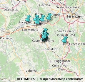 Mappa Via Mario Bustichini N., 50051 Castelfiorentino FI, Italia (6.81714)