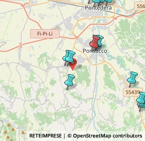 Mappa Via Sottobosco, 56035 Casciana Terme Lari PI, Italia (5.628)