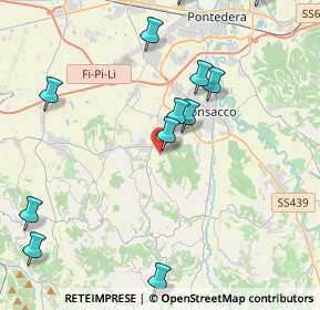 Mappa Via Sottobosco, 56035 Casciana Terme Lari PI, Italia (5.59286)