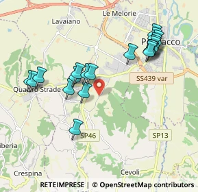 Mappa Via Sottobosco, 56035 Casciana Terme Lari PI, Italia (2.066)