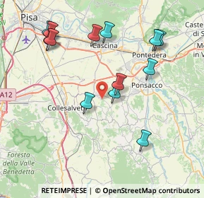 Mappa Via Lustignano, 56040 Crespina Lorenzana PI, Italia (8.56692)