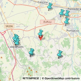 Mappa Via Lustignano, 56040 Crespina Lorenzana PI, Italia (5.39571)