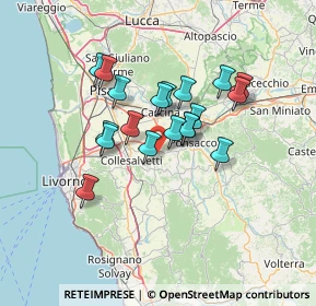 Mappa Via Lustignano, 56040 Crespina Lorenzana PI, Italia (10.97368)