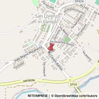 Mappa Strada Provinciale 59, 20, 61047 San Lorenzo in Campo, Pesaro e Urbino (Marche)