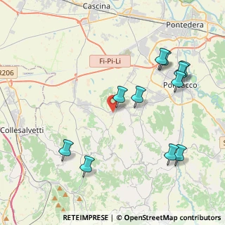 Mappa Via Livornese, 56040 Crespina Lorenzana PI, Italia (4.74636)