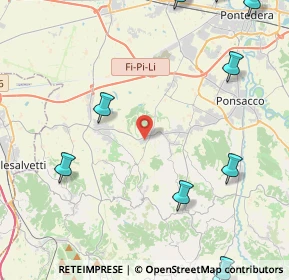 Mappa Via Livornese, 56040 Crespina Lorenzana PI, Italia (6.88833)