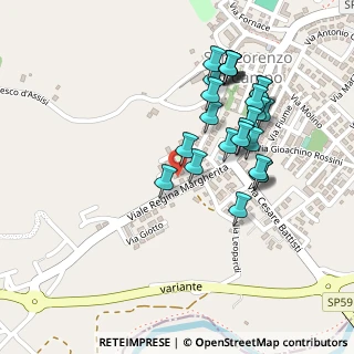 Mappa Via Raffaello, 61047 San Lorenzo in Campo PU, Italia (0.22593)