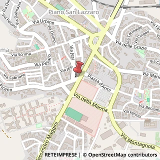 Mappa Via Ascoli Piceno, 6, 60126 Ancona, Ancona (Marche)