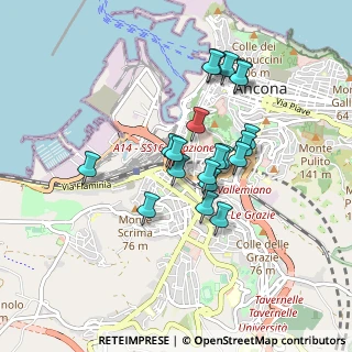 Mappa Via Generale Raffaele Pergolesi, 60127 Ancona AN, Italia (0.744)
