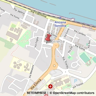 Mappa Via Tenna, 12, 60126 Ancona, Ancona (Marche)