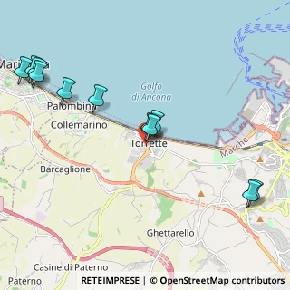 Mappa Via Tenna, 60100 Torrette AN, Italia (2.57727)